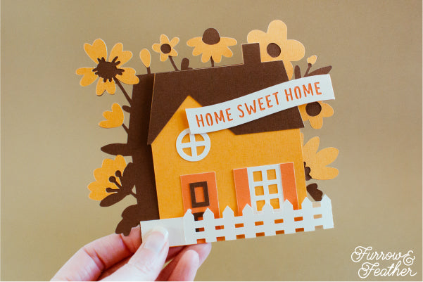 New Home Card SVG