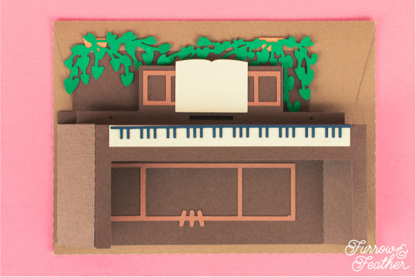 Piano Card SVG