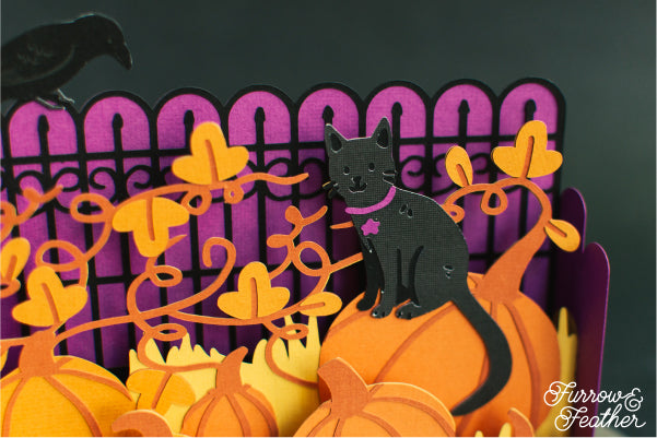Halloween Pumpkin Patch Card SVG