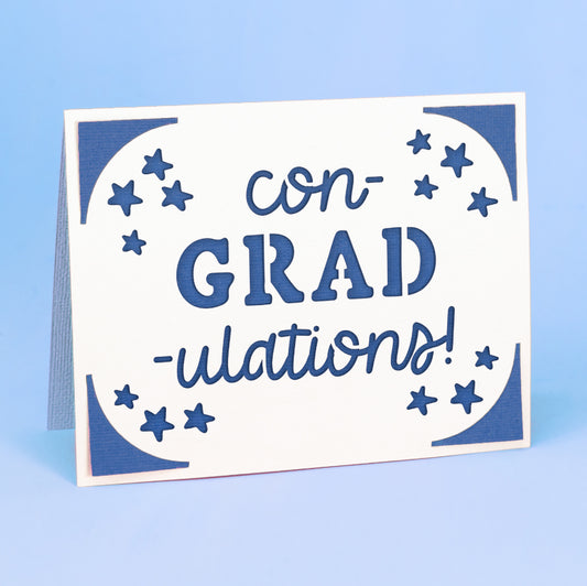 ConGRADulations - Graduation Card - A2 Insert Card