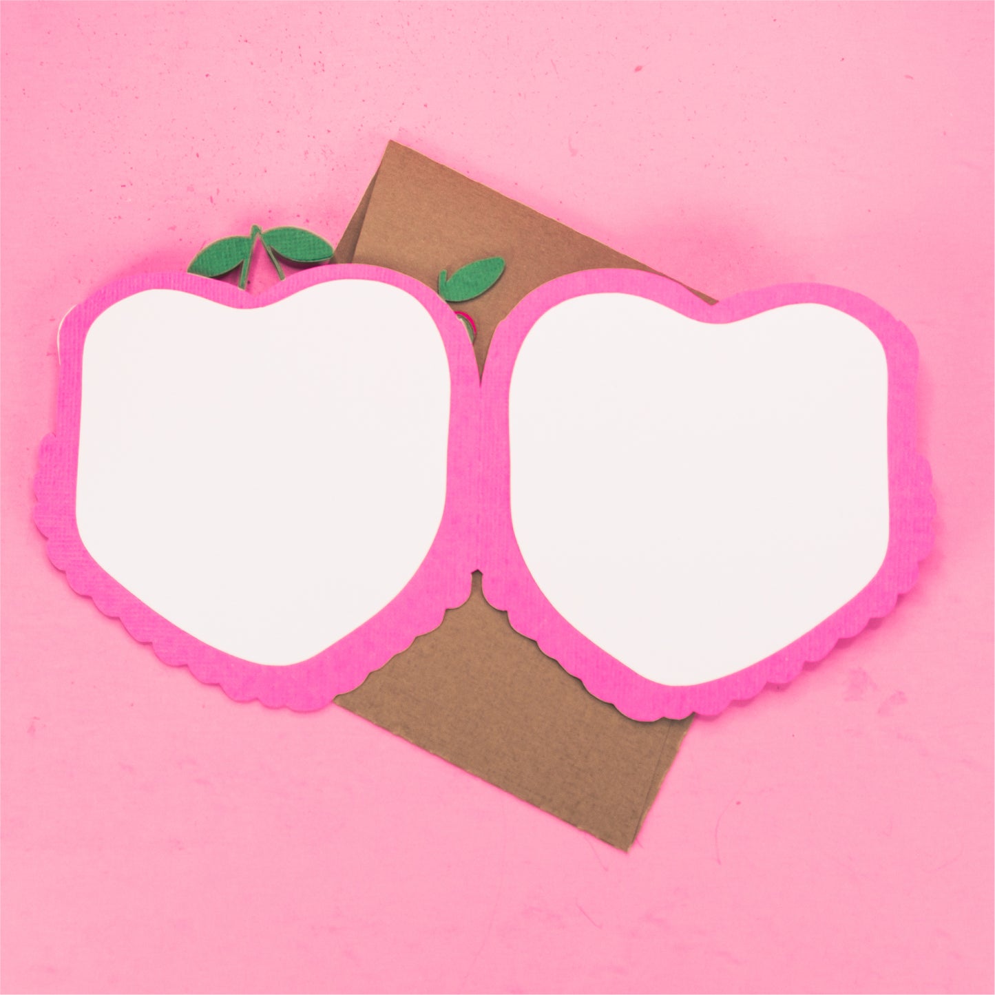 Heart Cake Card SVG - Bifold Birthday Card