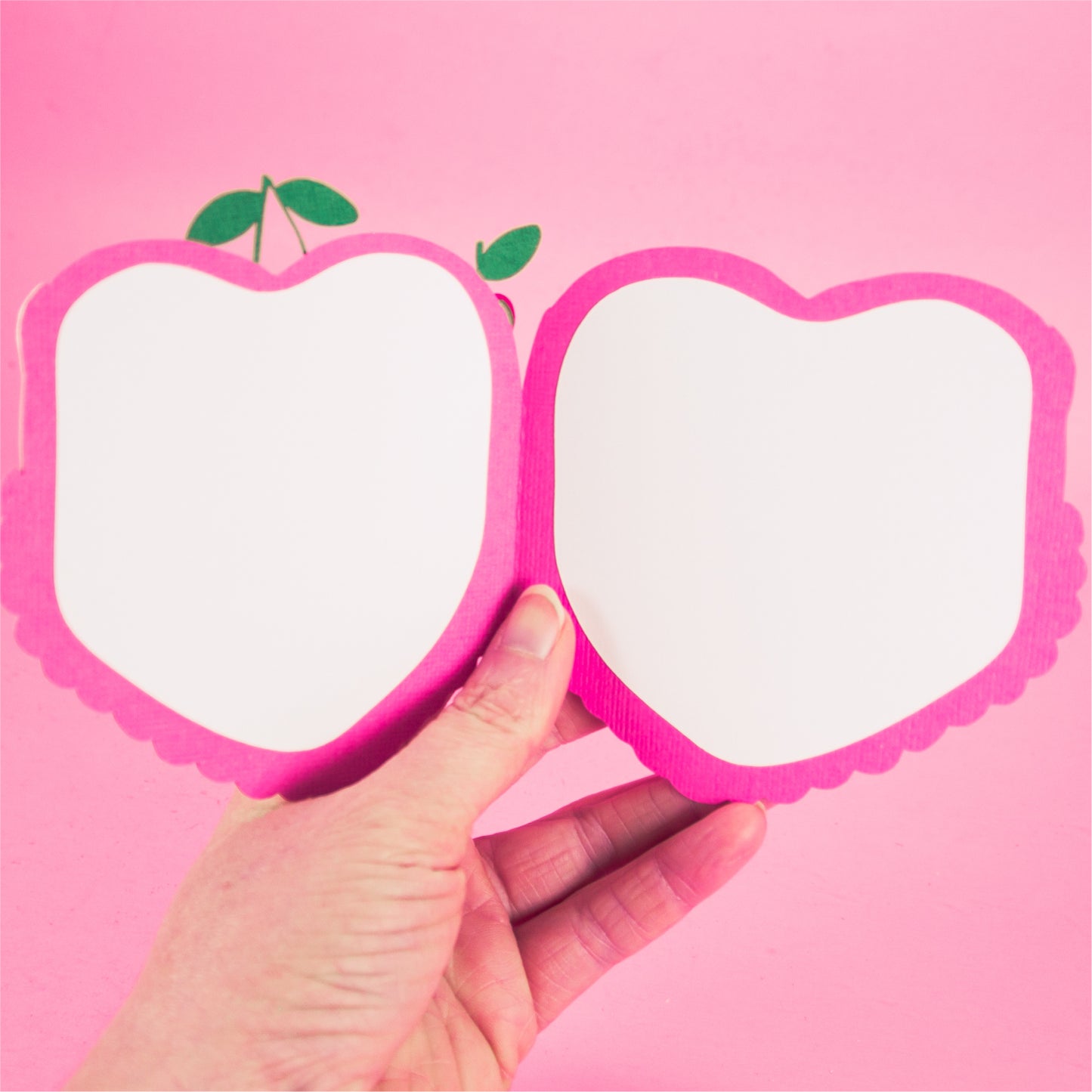 Heart Cake Card SVG - Bifold Birthday Card