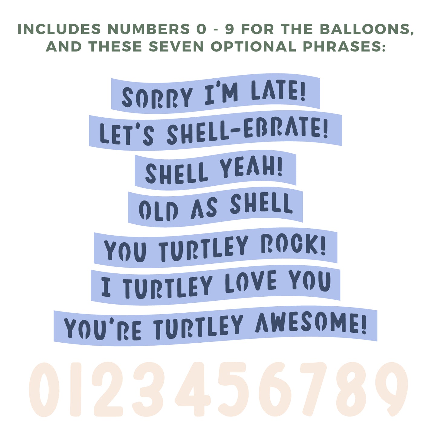 Funny Turtle Birthday Card - 3D Card SVG