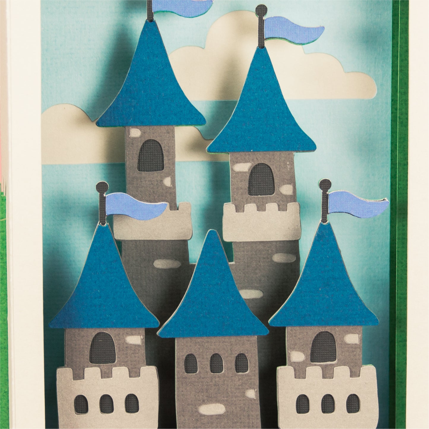 Castle Card - 3D Any Occasion Card SVG