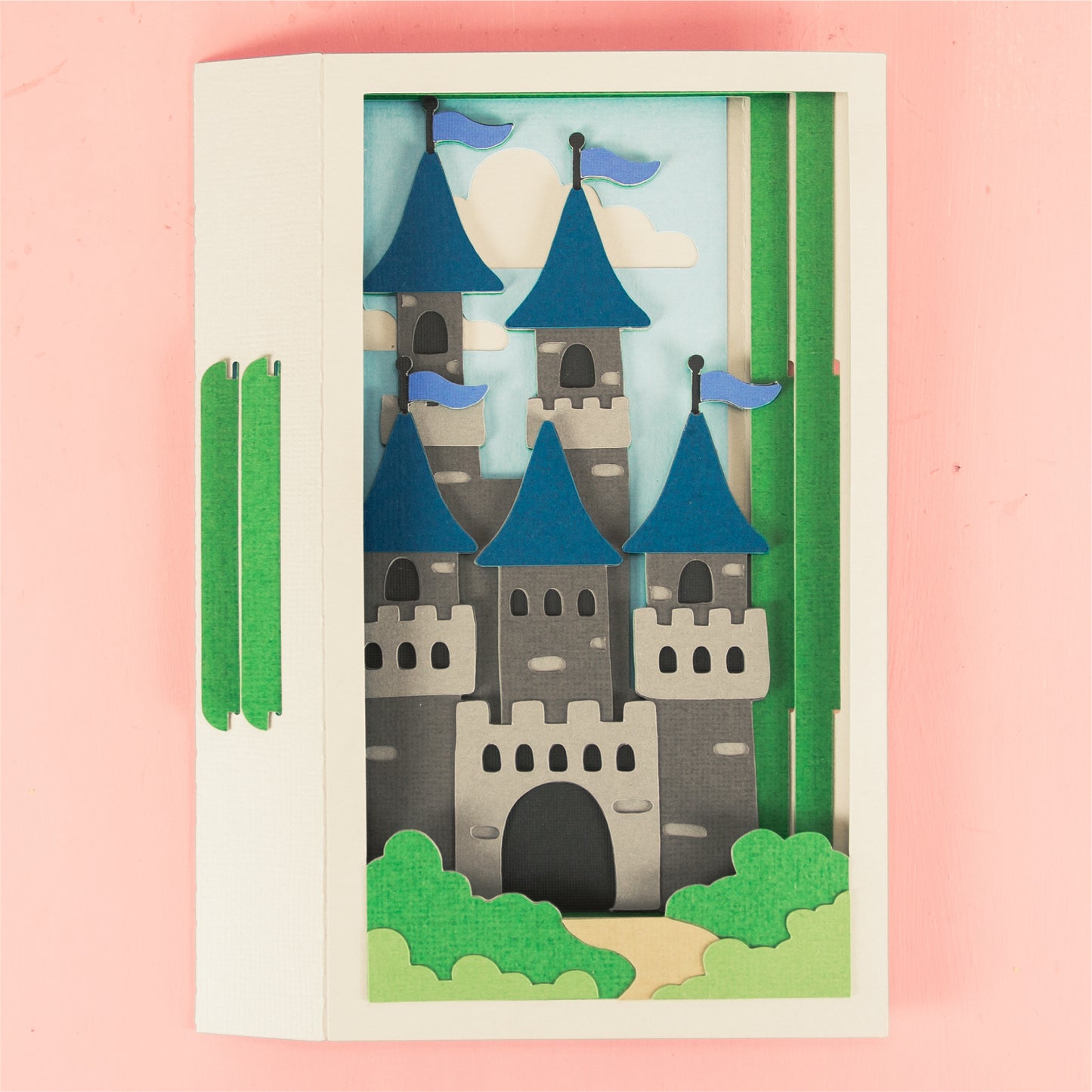 Castle Card - 3D Any Occasion Card SVG