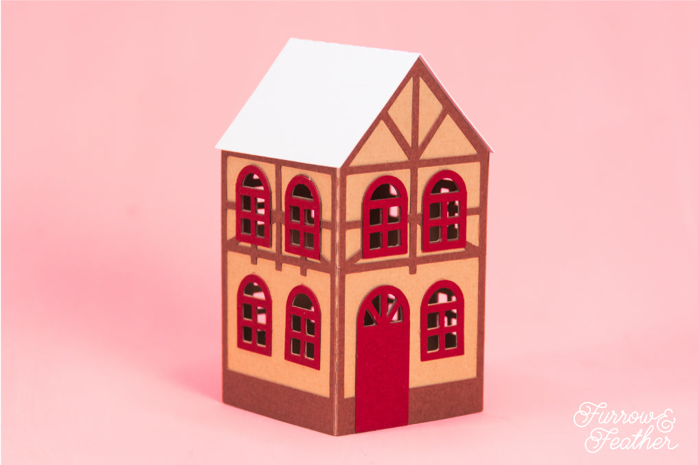 3D Christmas Village SVG Bundle