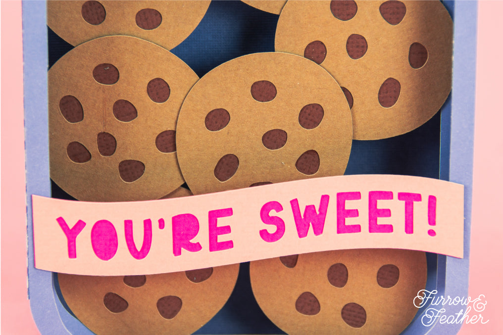 You're Sweet! - Cookie Jar Card SVG - Birthday Card SVG