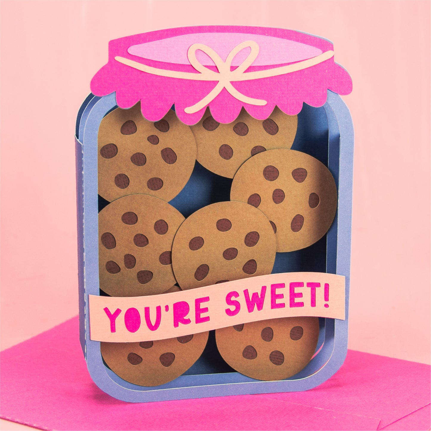 You're Sweet! - Cookie Jar Card SVG - Birthday Card SVG