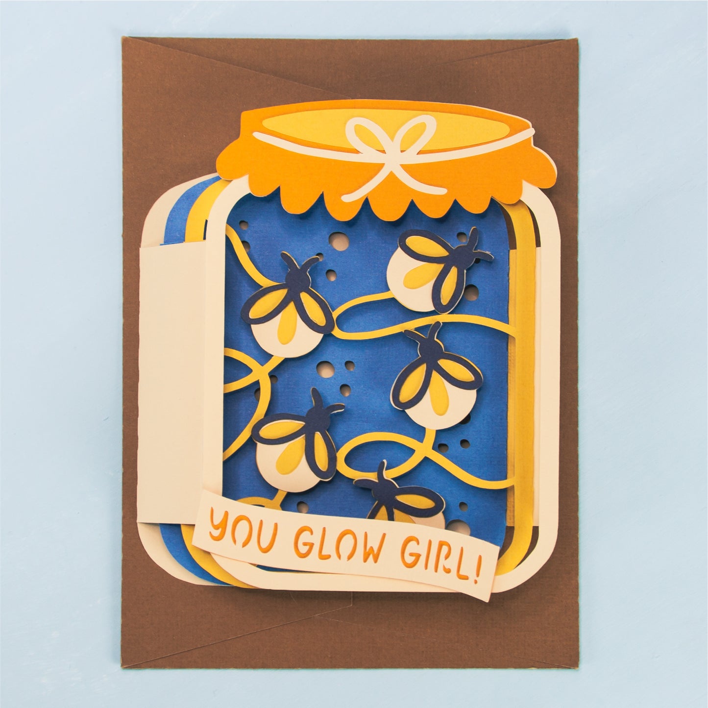 Firefly Jar Card - 3D Birthday Card SVG