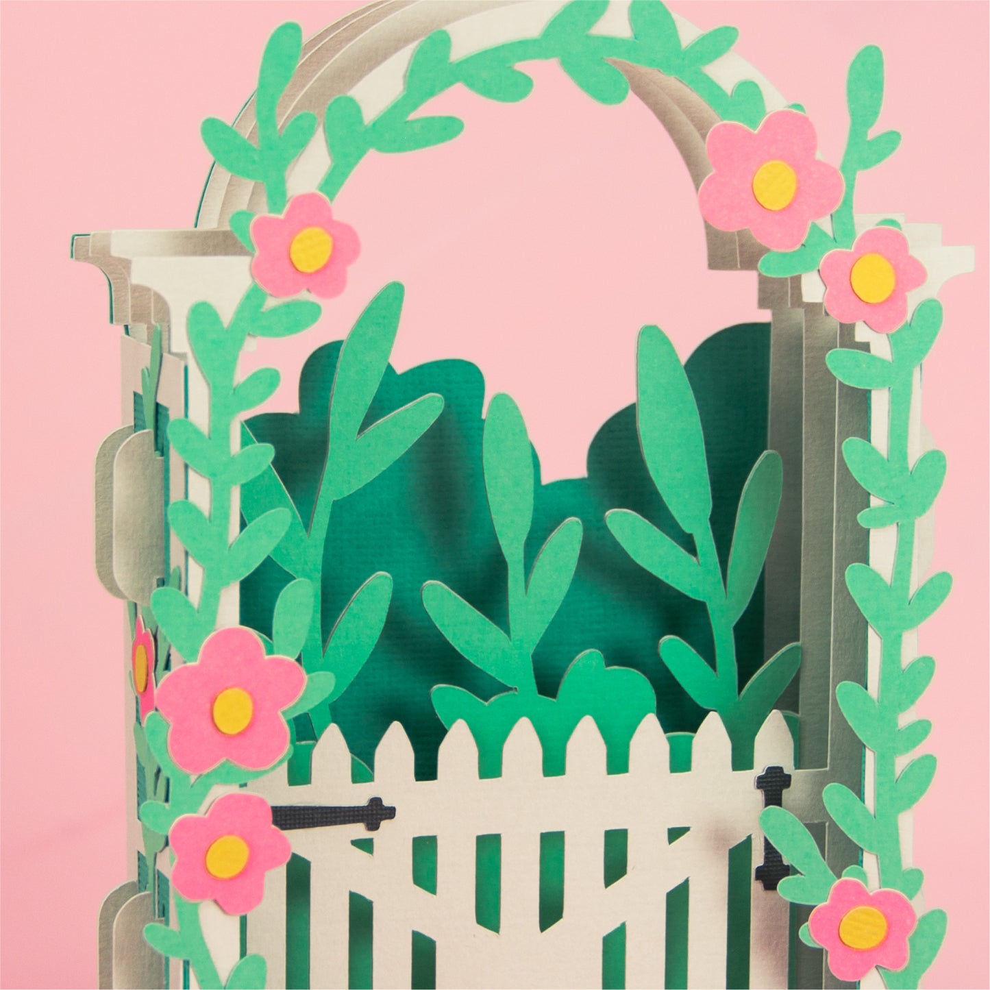 Garden Arbor Card - 3D Card SVG