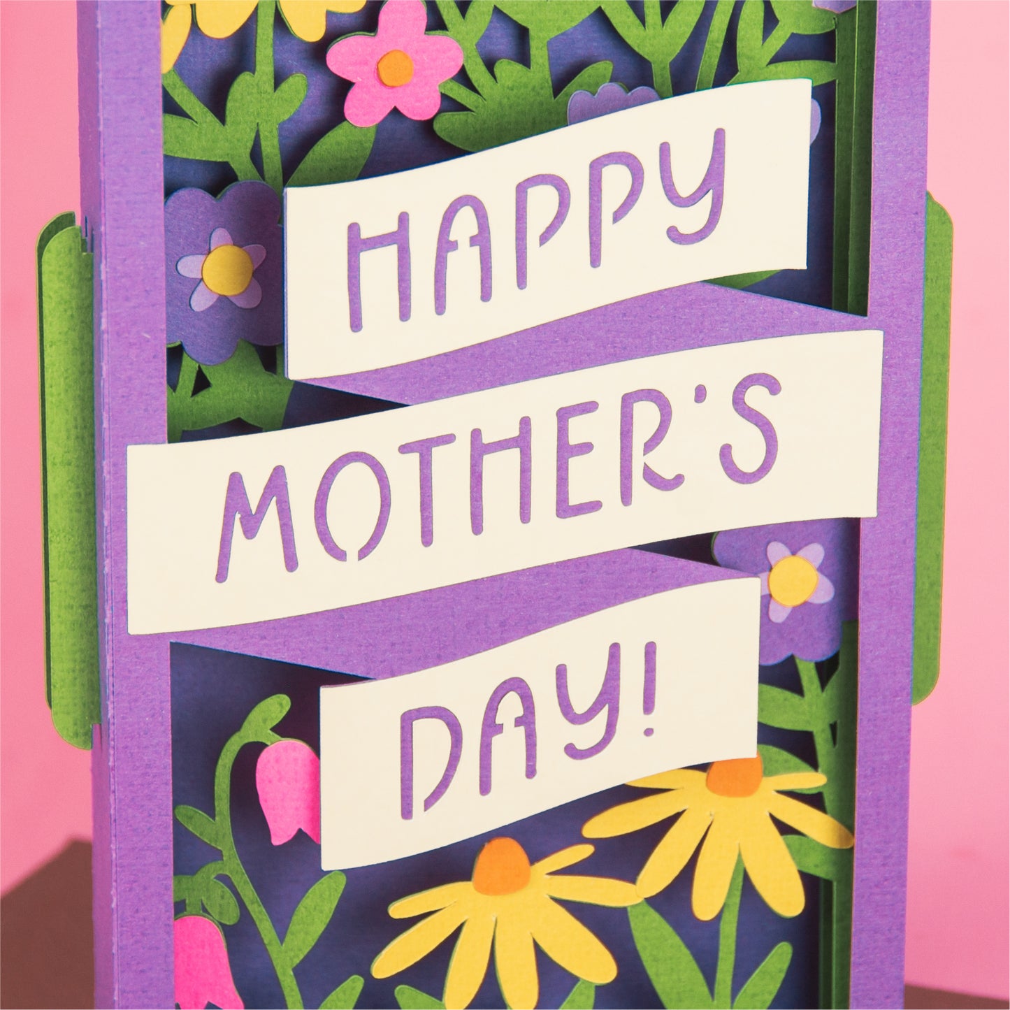 Happy Mother's Day Card - 3D Card SVG