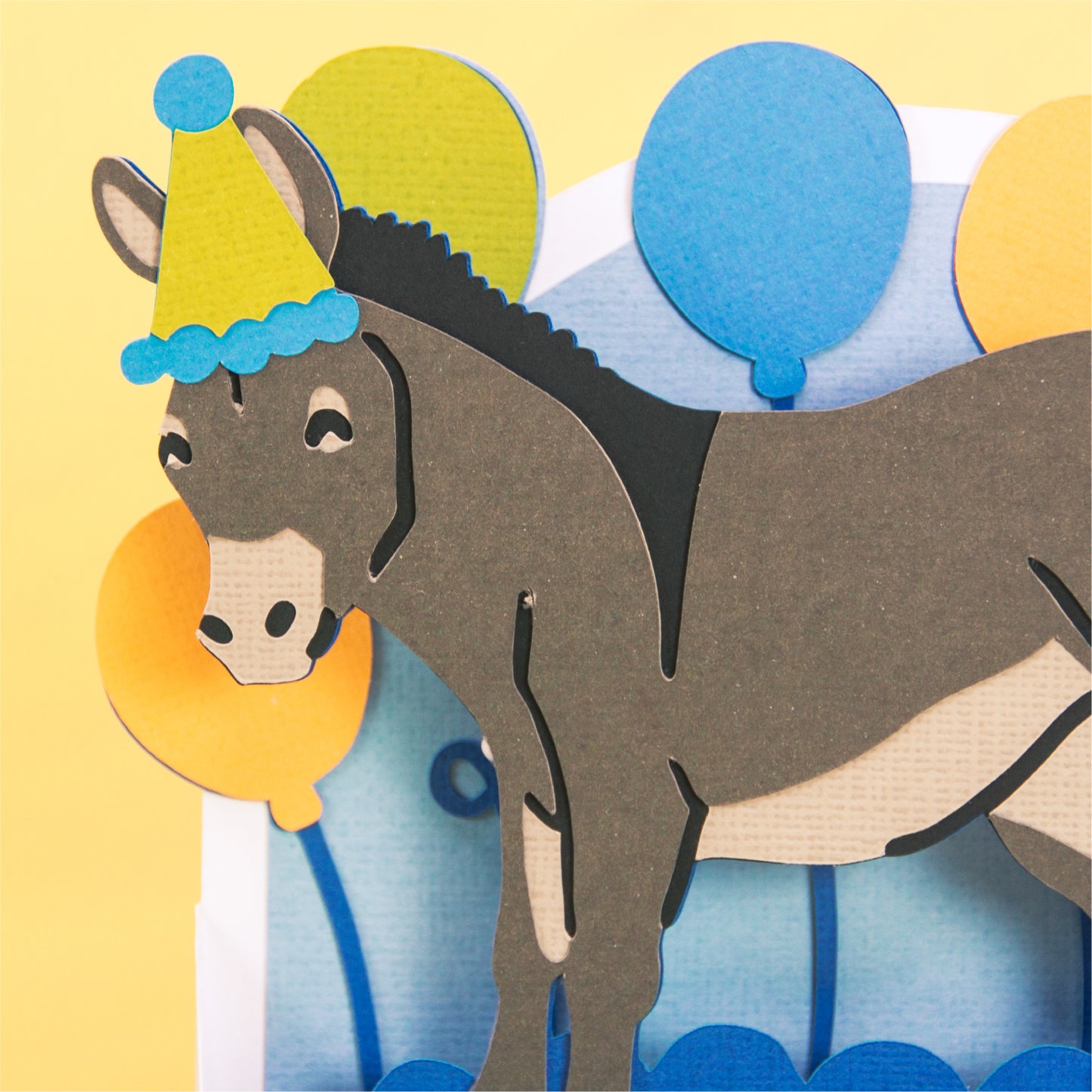 Have a Kick Ass Bday! - 3D Birthday Card SVG