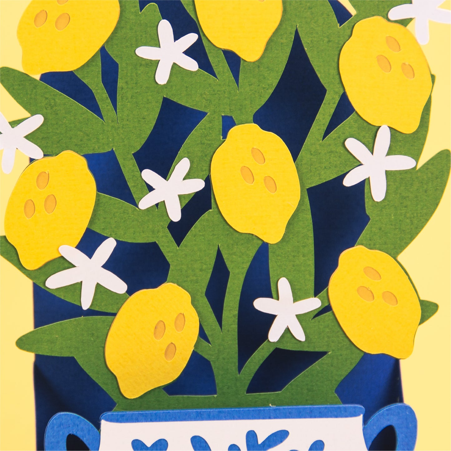 Lemon Tree Card - 3D Card SVG
