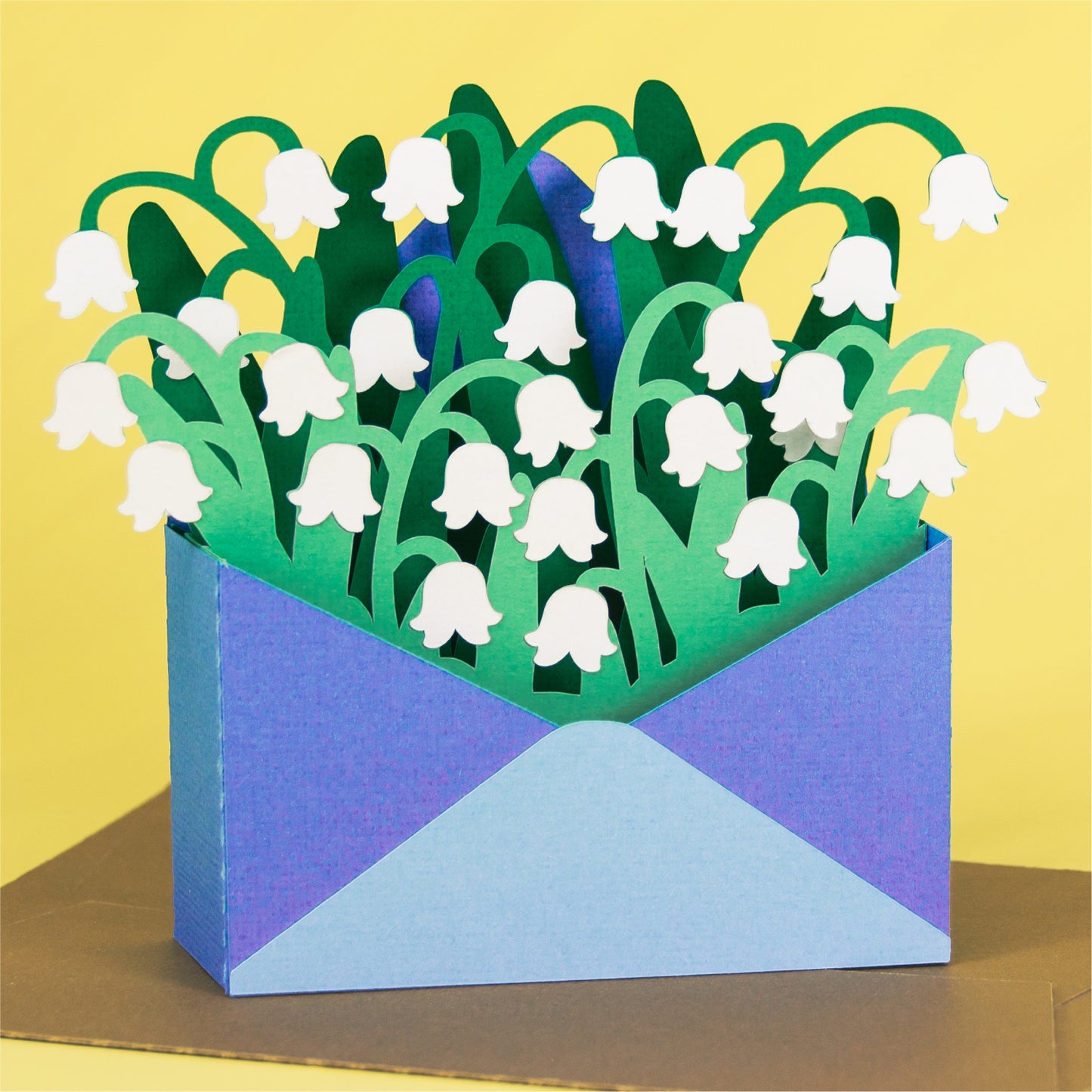 Lily of the Valley Wildflower Card - 3D Card SVG