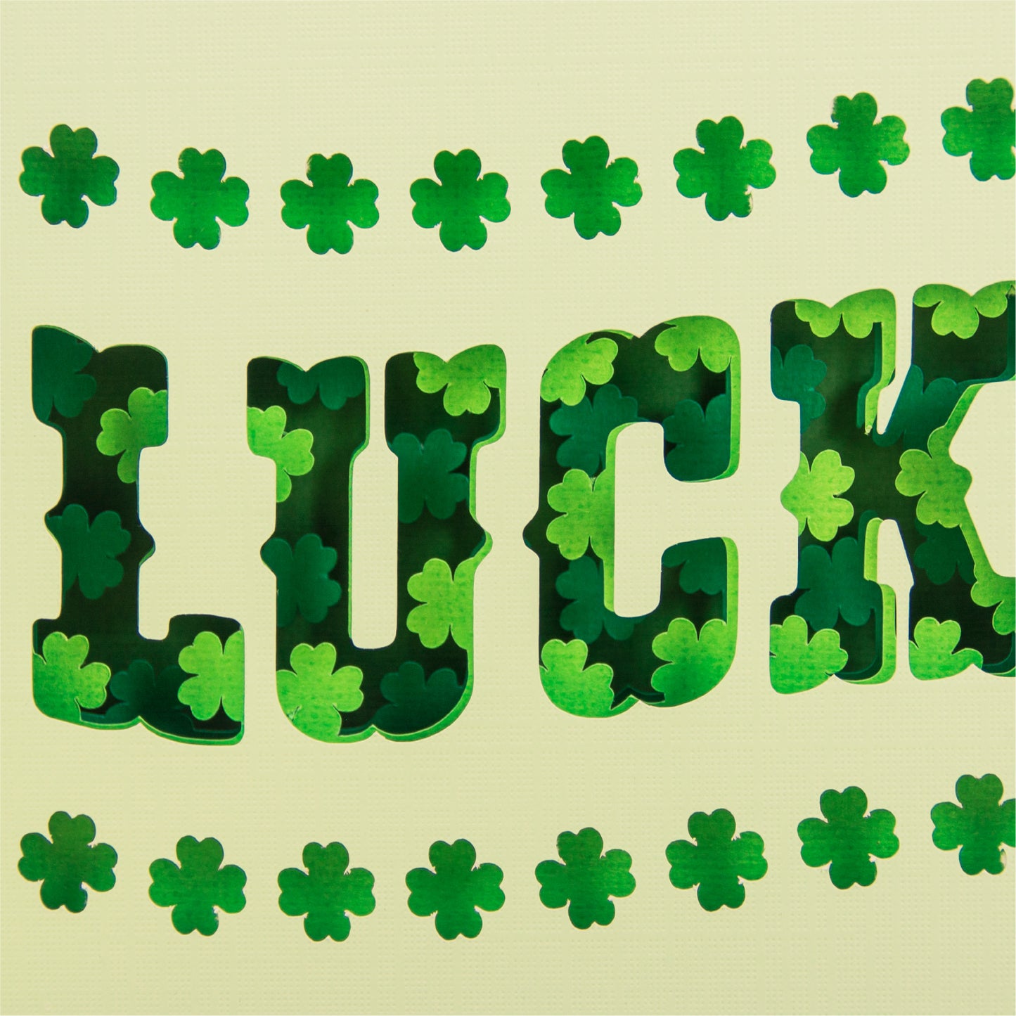 Lucky Shadowbox Card - 3D St. Patrick's Day Card SVG