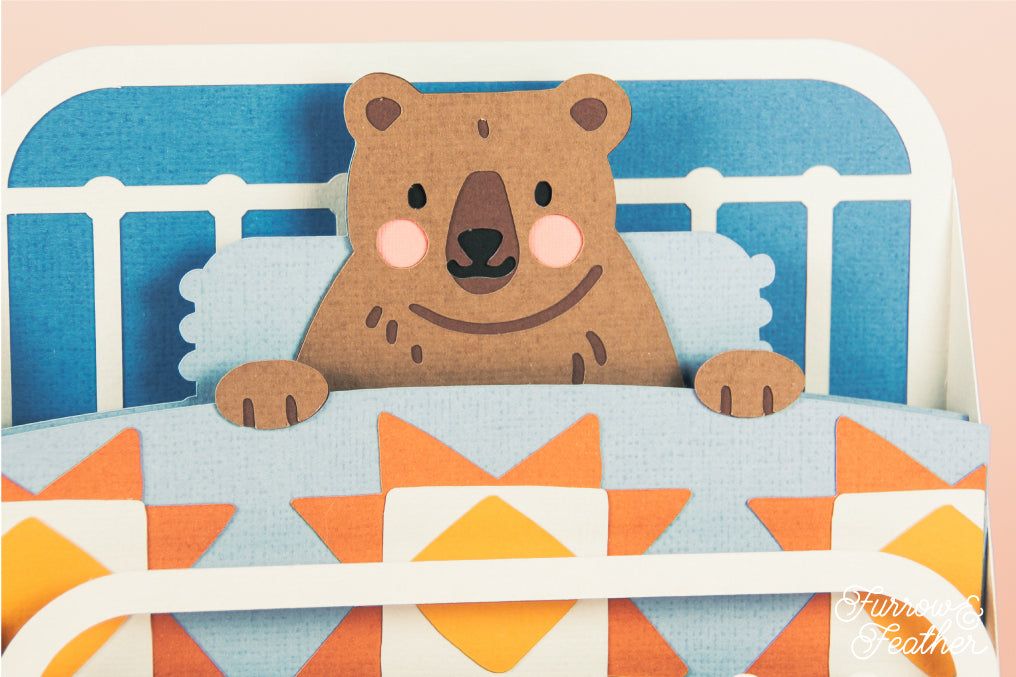 Sending Bear Hugs Card | Sympathy Card SVG