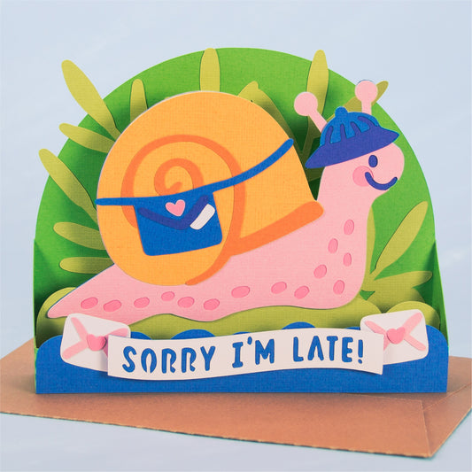 Snail Mail Card - 3D Card SVG