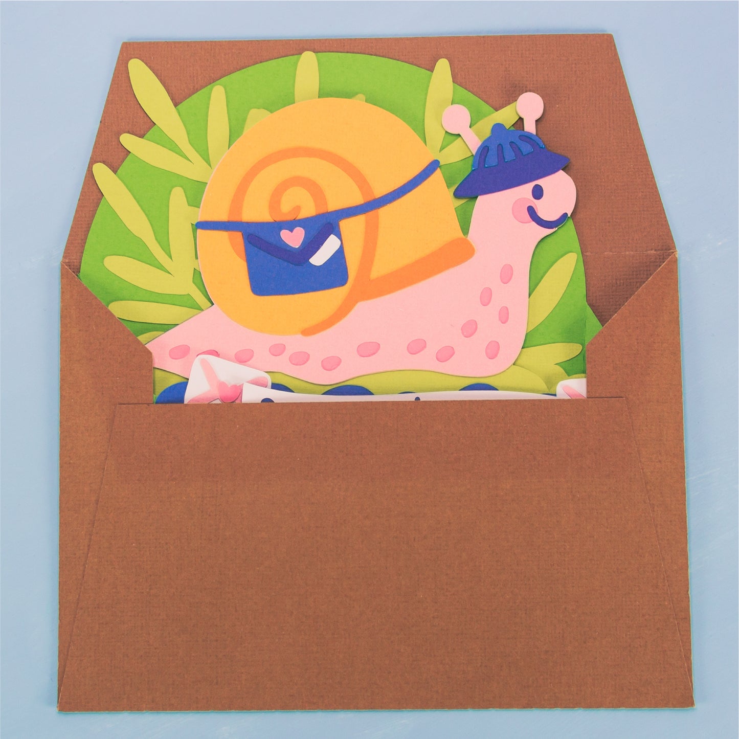 Snail Mail Card - 3D Card SVG