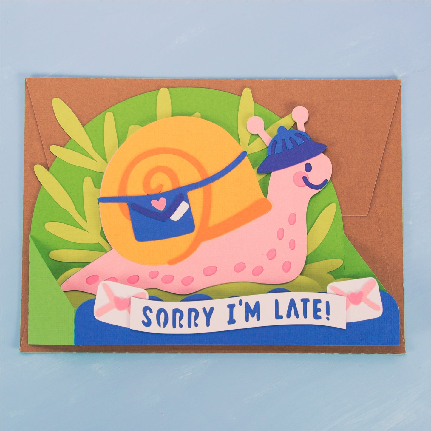 Snail Mail Card - 3D Card SVG
