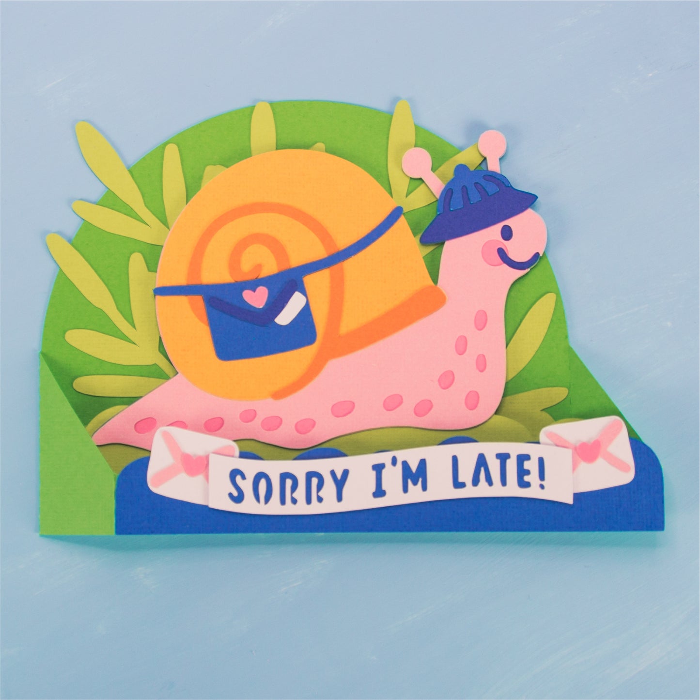 Snail Mail Card - 3D Card SVG