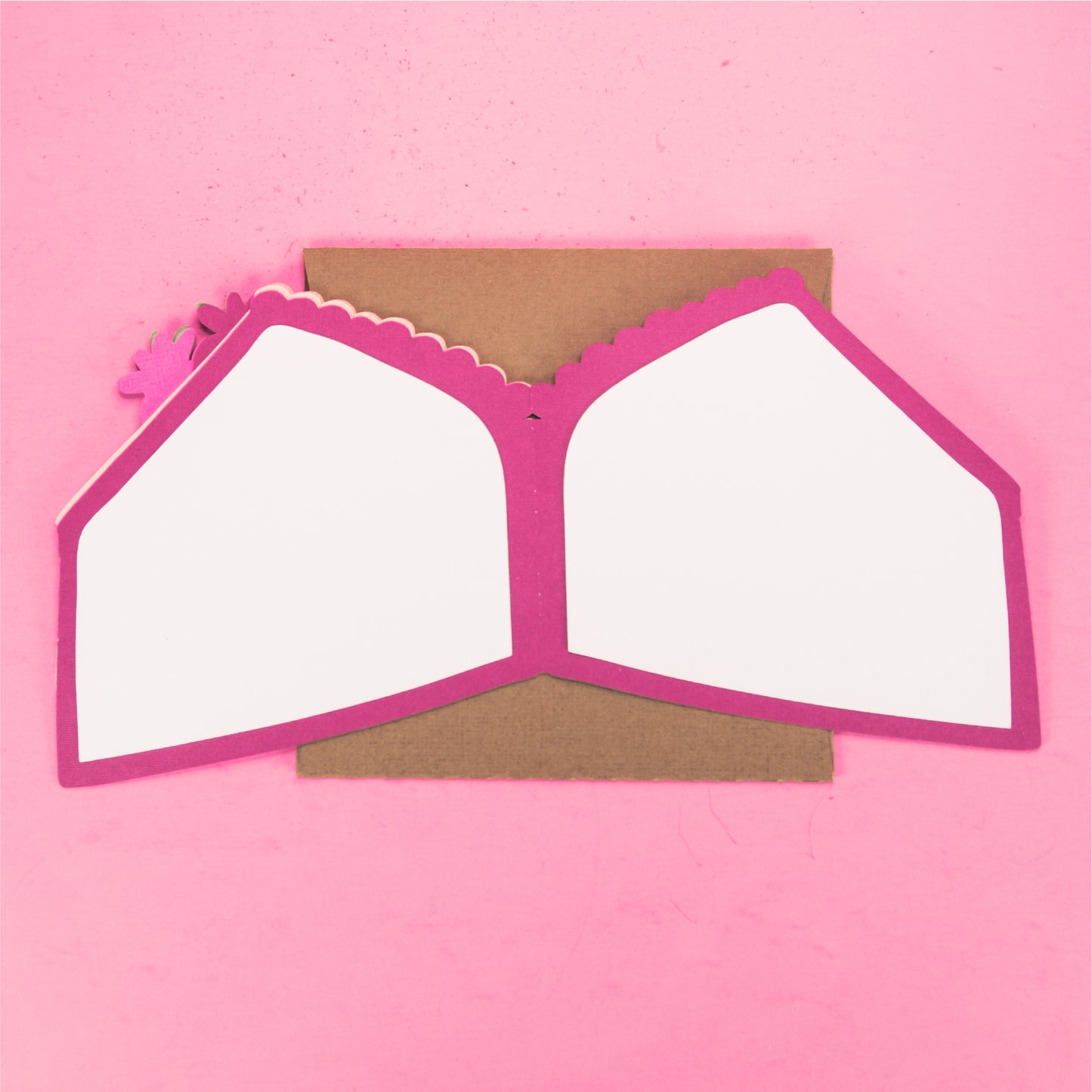 Strawberry Cake Slice Card SVG - Bifold Birthday Card