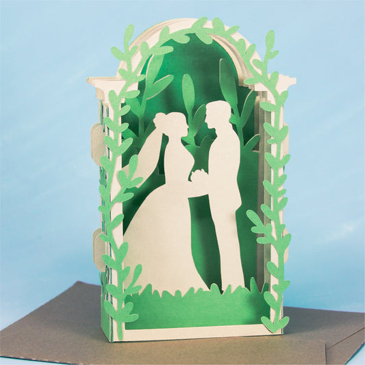 Arbor Wedding Card - 3D Card SVG