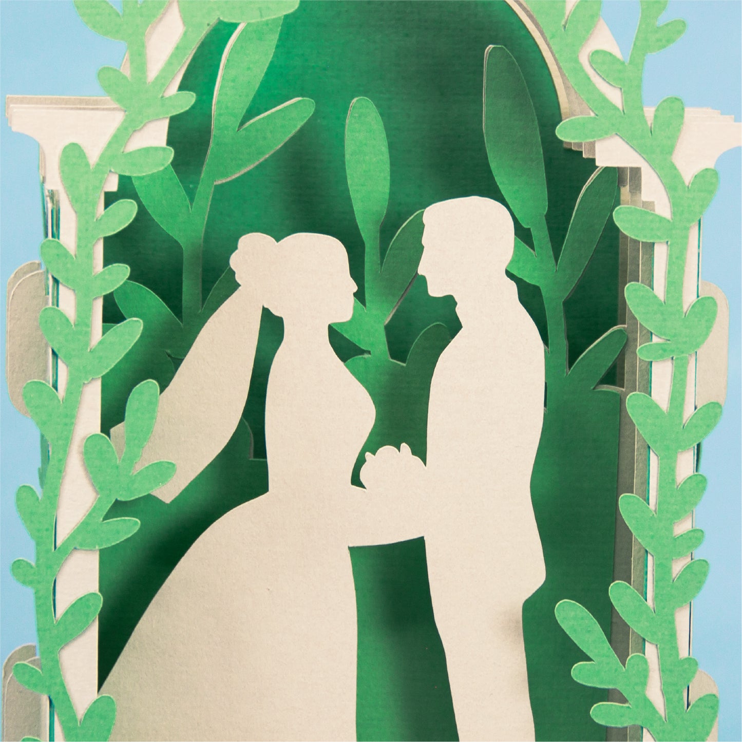 Arbor Wedding Card - 3D Card SVG