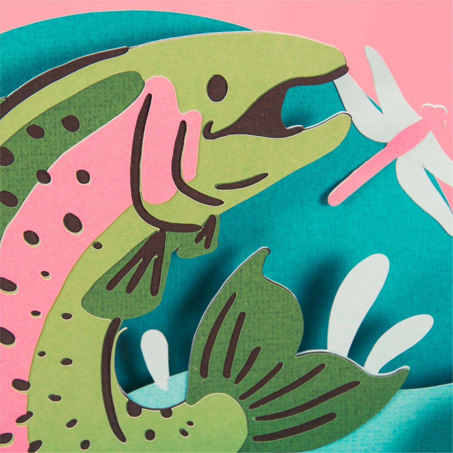 You're a Catch! Fishing Card - 3D Card SVG