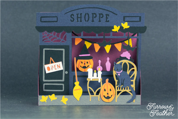 Halloween Shop Card SVG