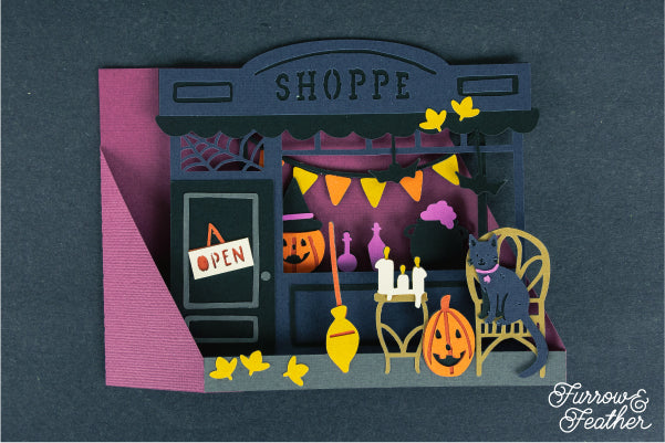 Halloween Shop Card SVG