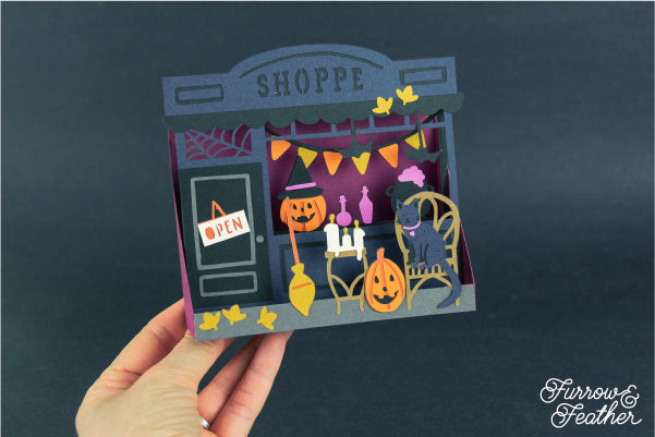 Halloween Shop Card SVG