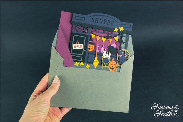 Halloween Shop Card SVG