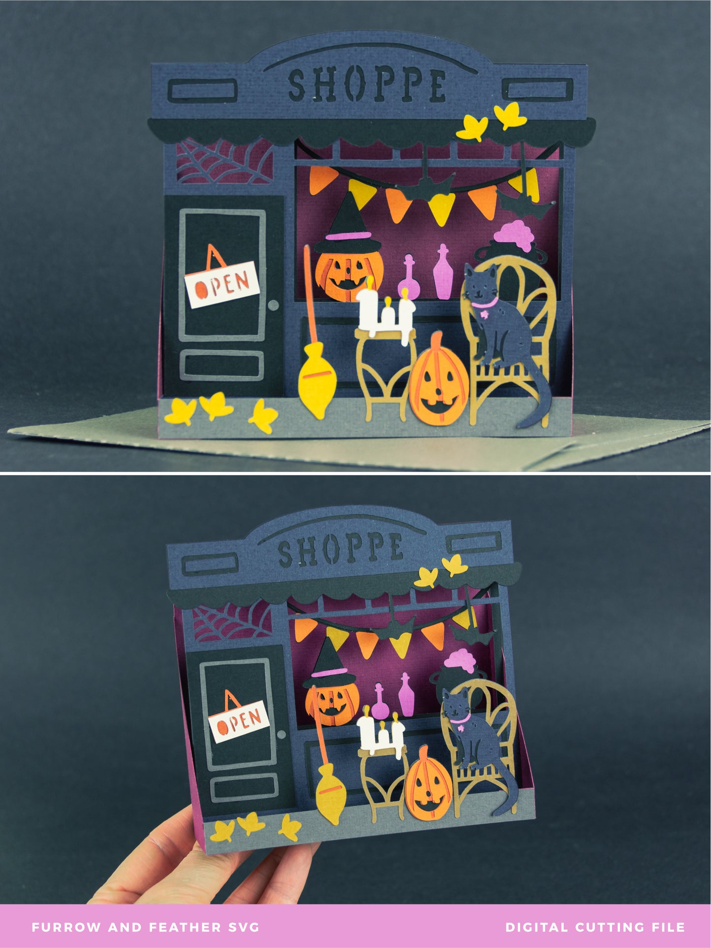 Halloween Shop Card SVG