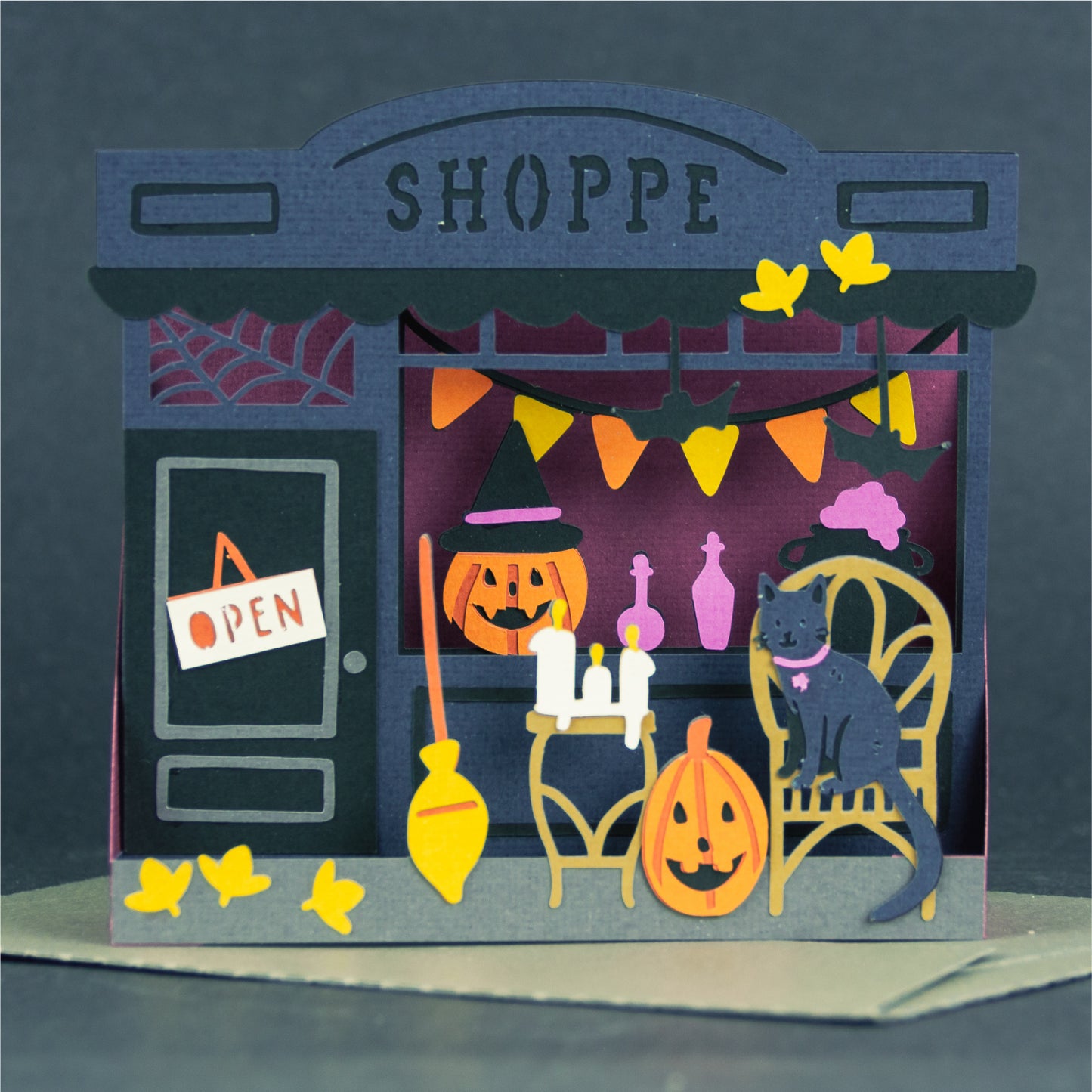 Halloween Shop Card SVG