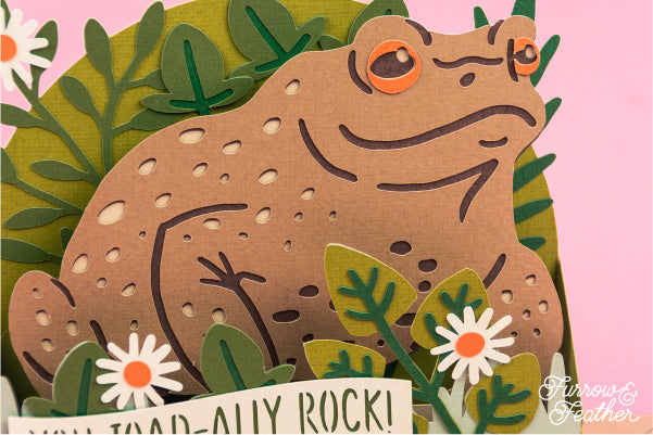 You Toad-Ally Rock Valentine's Day Card SVG