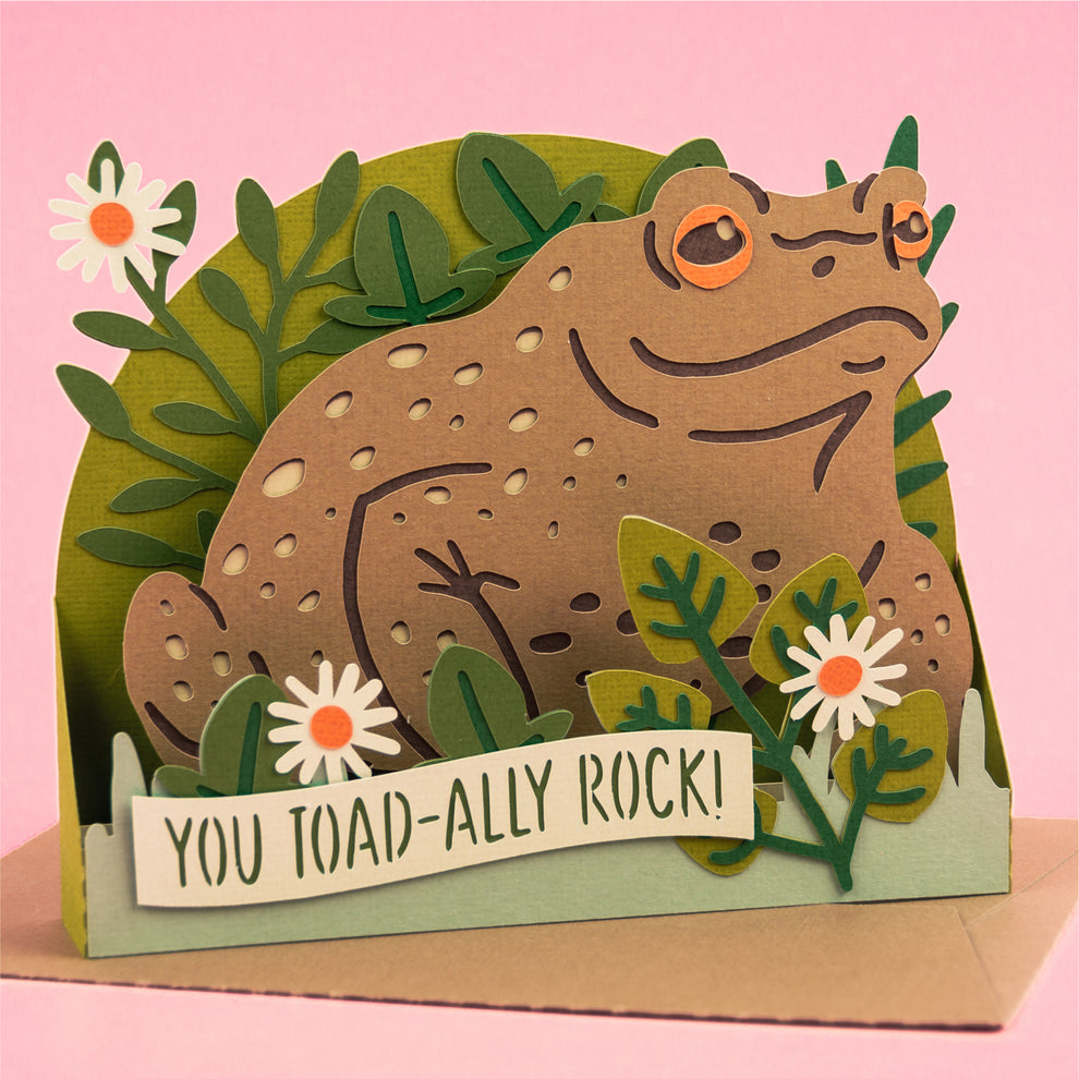 You Toad-Ally Rock Valentine's Day Card SVG – Furrow and Feather SVG