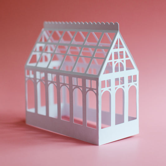 3D Greenhouse Box SVG